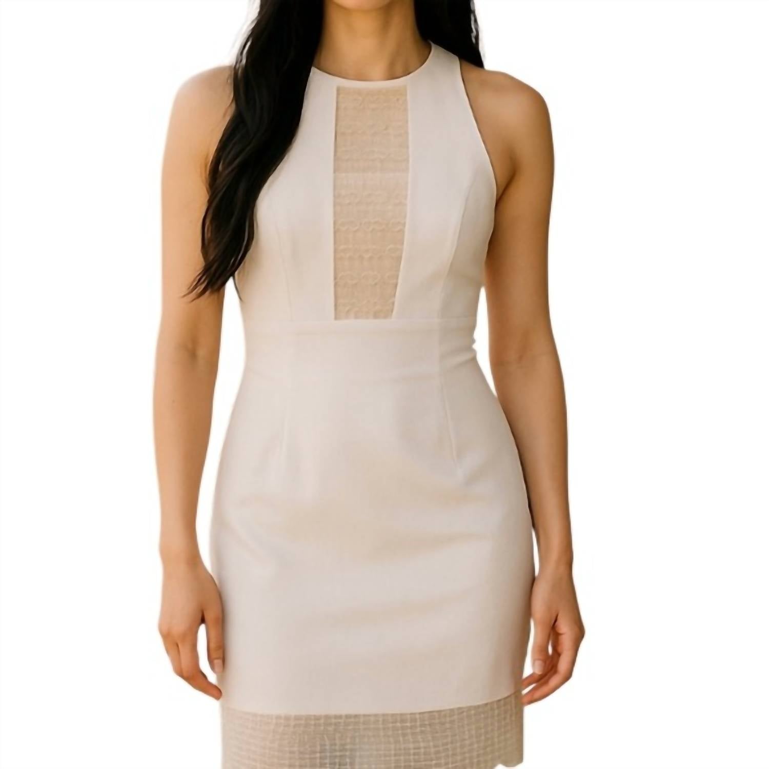 Yoana Baraschi - Mesh Panel Sheath Dress