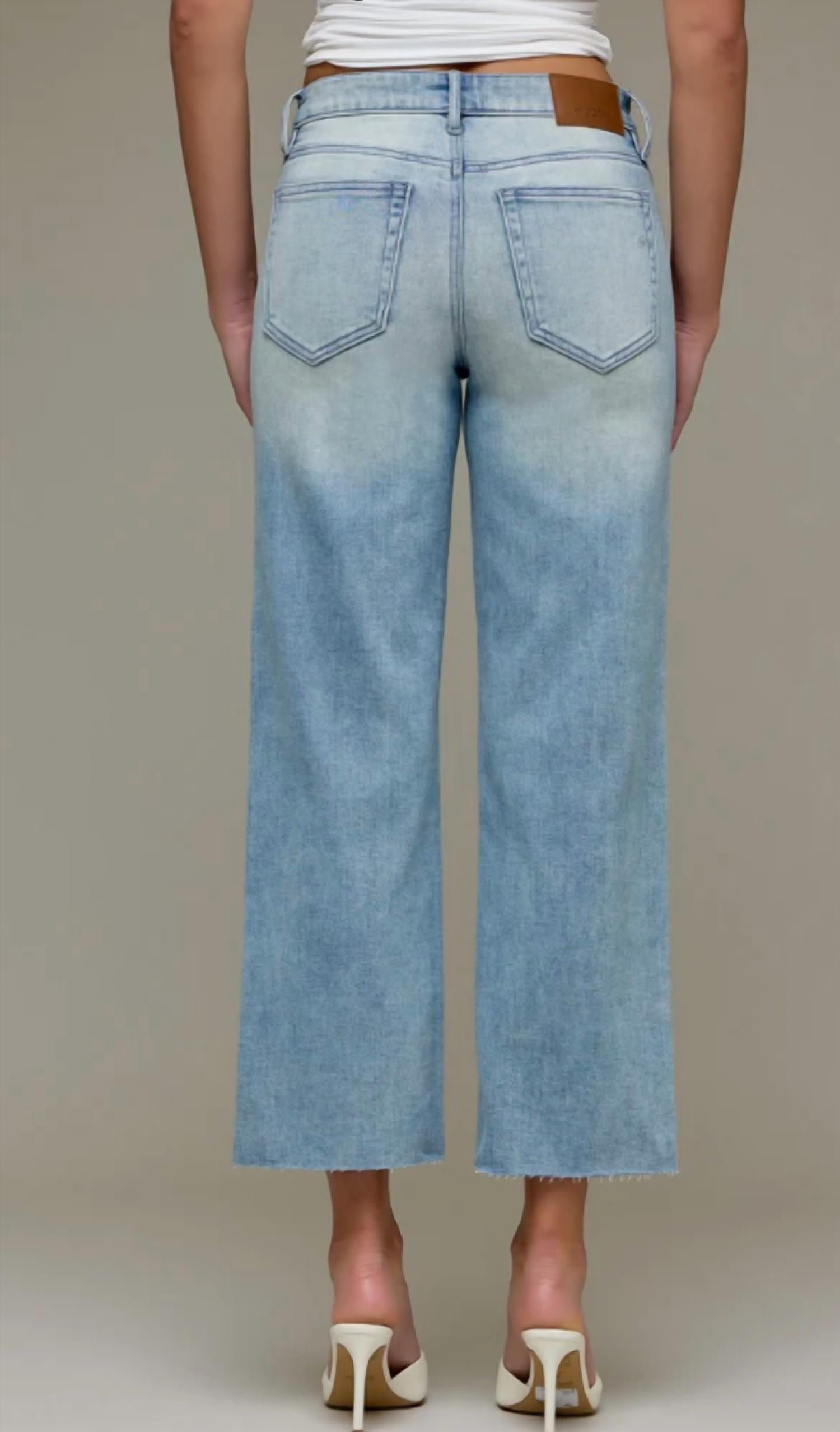 Hidden - ELLA CROPPED CLASSIC STRAIGHT JEAN