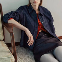 Vince - Cropped Long Sleeve Shirt