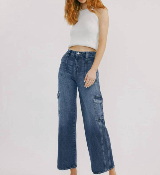 Kancan - Avery Straight Leg Cargo Jeans