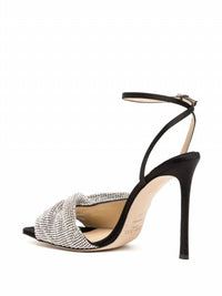 Jimmy Choo - Women's Nara 110 Crystal-embellished Sandals