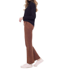 I Love Tyler Madison - Paityn Faux Suede Bootcut Pants