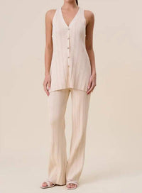 Mint Exclusives - Sunna Shell Knit Vest Set