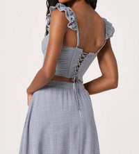 Astr - Wedelia Corset-lace Bustier Top