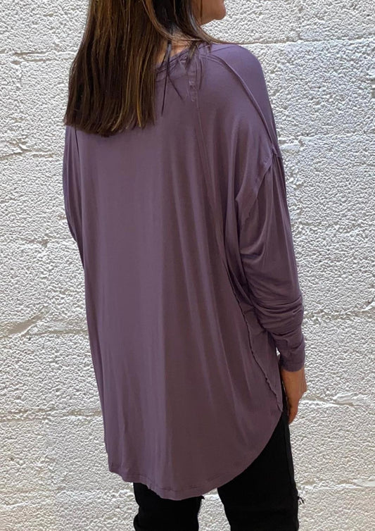 Ariella - Oversized V-neck Top