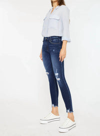 Kancan - Mid Rise Skinny Ankle Jean