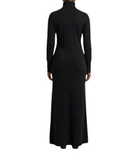 LISA YANG Ailina Knit Dress in black - women's dress - detail view