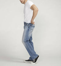 Silver Jeans Co Grayson Jeans in indigo - men's jeans - detail view