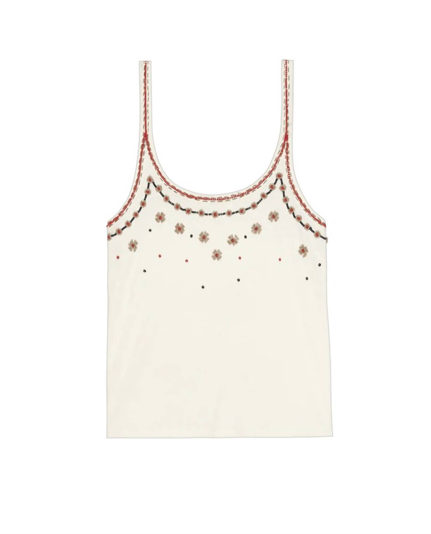 The Great. - Beaded Slim Tank