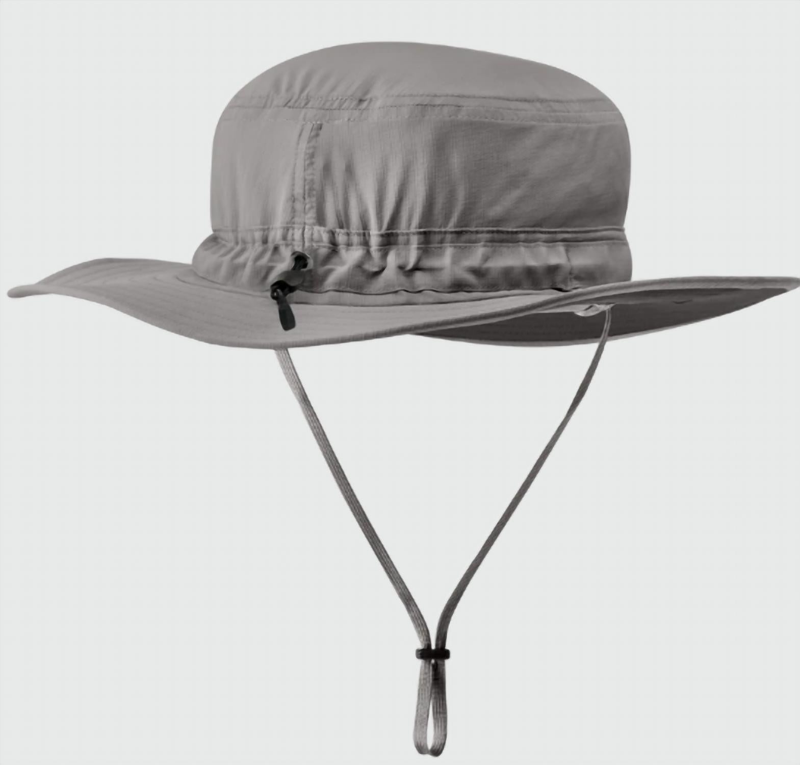 OUTDOOR RESEARCH Unisex Helios Sun Hat in pewter - men's hat - detail view