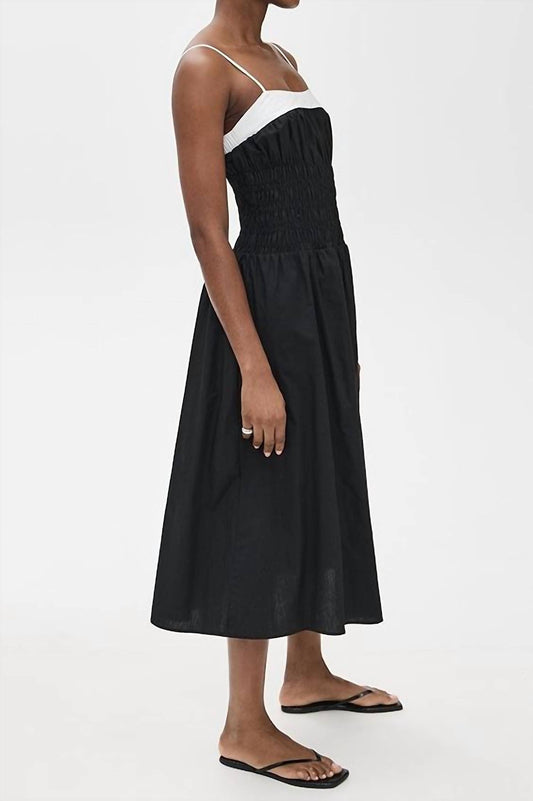 Moon River - Smocked Midi Dress