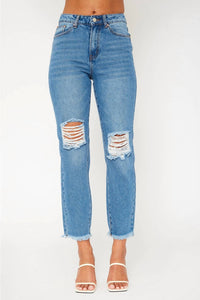 Monkey Ride Jeans - High Waisted Mom Fit Jeans