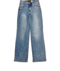 Judy Blue - Women's High Waist Front Yoke Retro Wide Leg Jeans