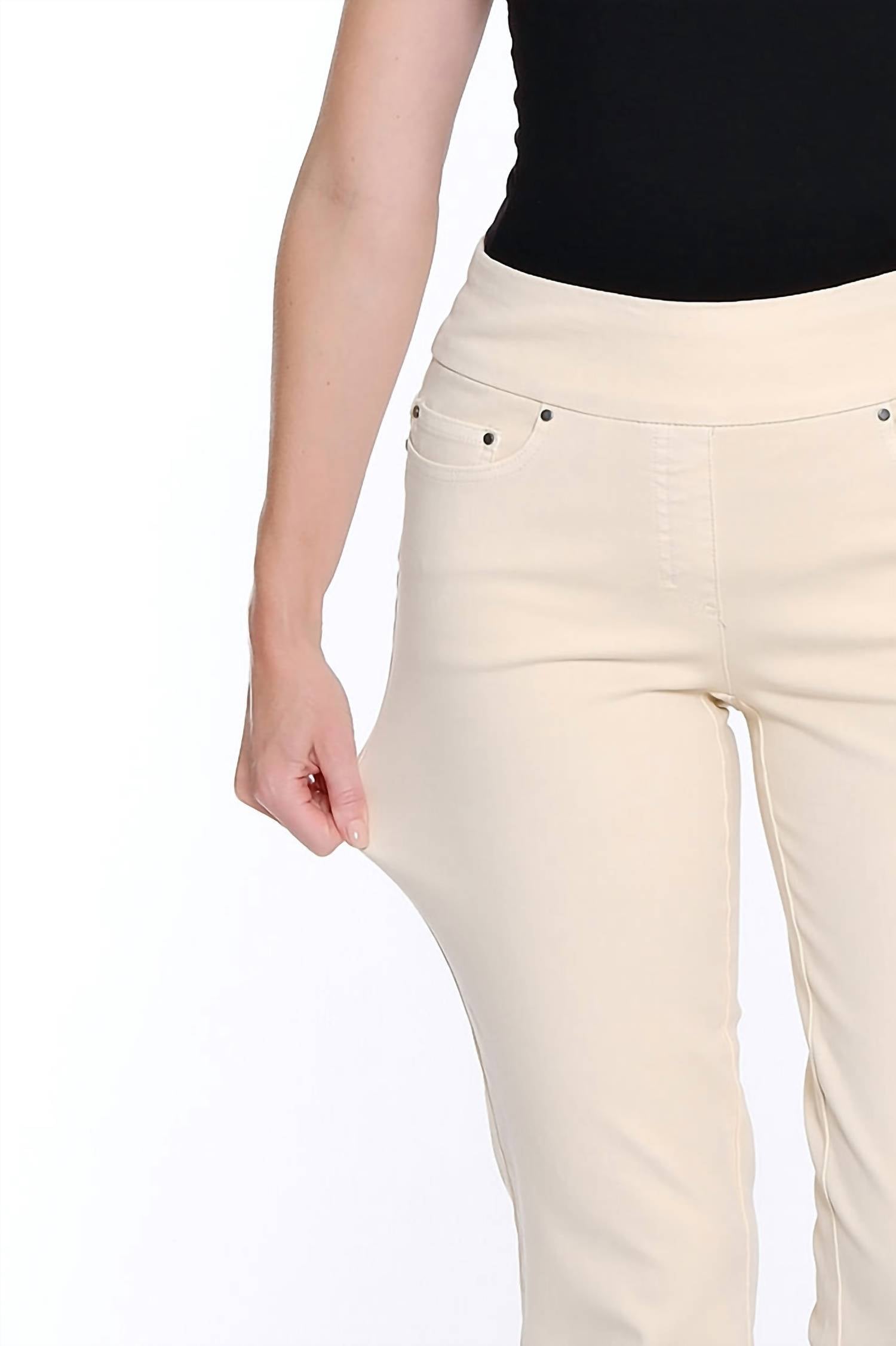 Multiples - Fringe Hem Ankle Pant