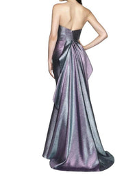 Blush Prom - Metallic Brocade Mermaid Gown