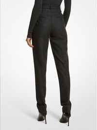 Michael Kors - Samantha Stretch Flannel High-waisted Pants