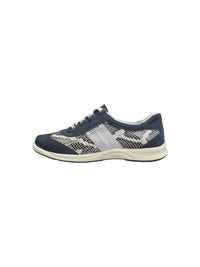 MEPHISTO Women's Laser Sneakers in navy - women's sneaker - alternate view