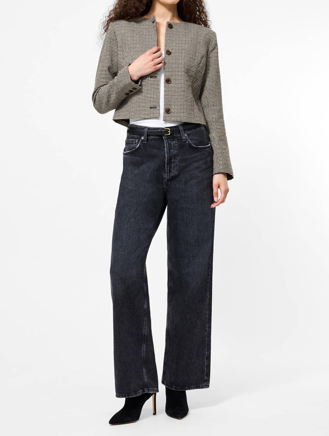 French Connection - Houndstooth Wool Jacket