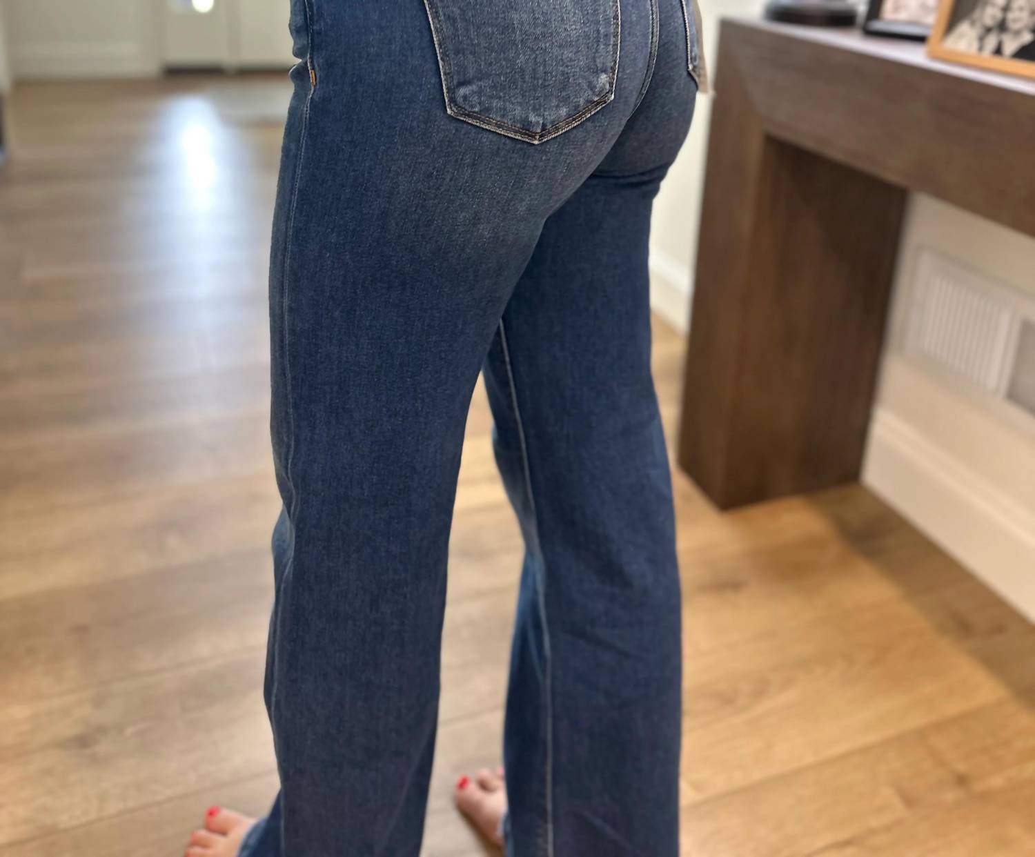 Risen - Mikayla High Rise Straight Jeans
