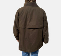 Palto Castagnaccio Aline Coat in brown - women's jacket - detail view