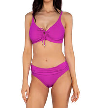 Sunsets Inc. Kauai Keyhole Top in purple - women's swimwear