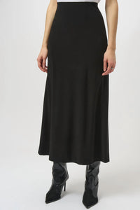 Joseph Ribkoff - Pull On Back Slit Maxi Skirt
