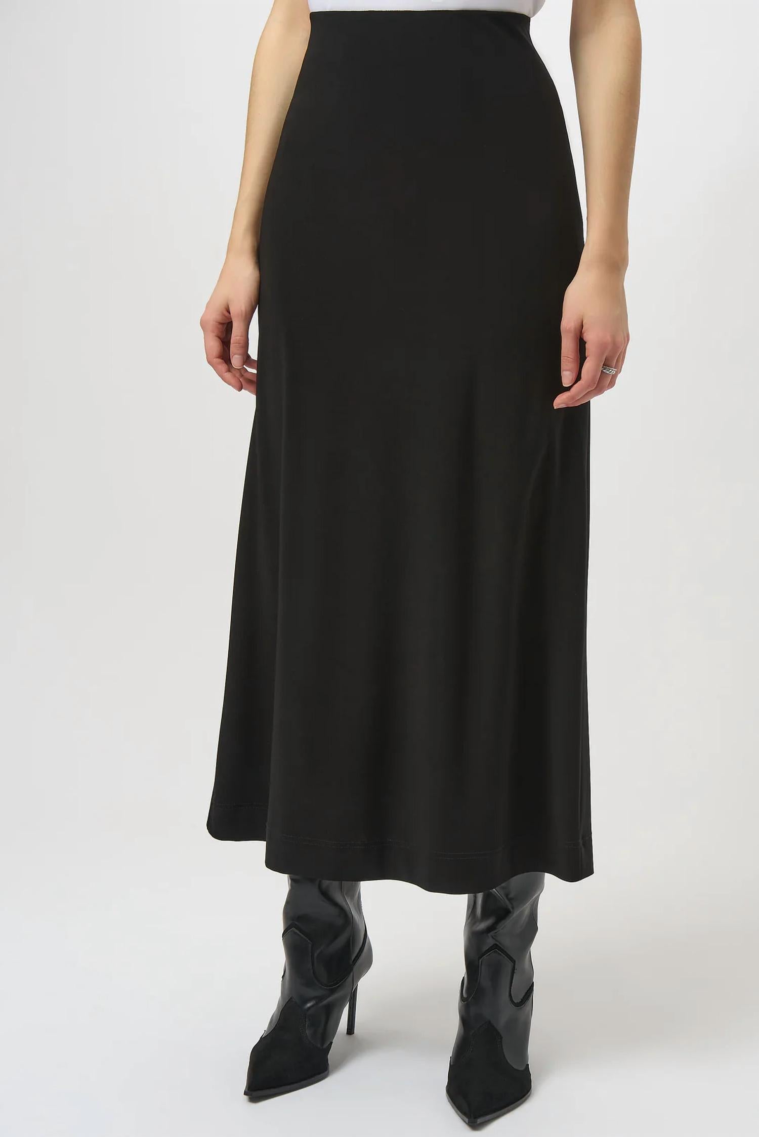 Joseph Ribkoff - Pull On Back Slit Maxi Skirt