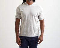 Left Coast Tee - County Line Layered Effect High V-neck Tee Shirt