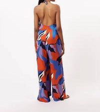 FRNCH Lona Jumpsuit in moving flowers - women's pants - detail view