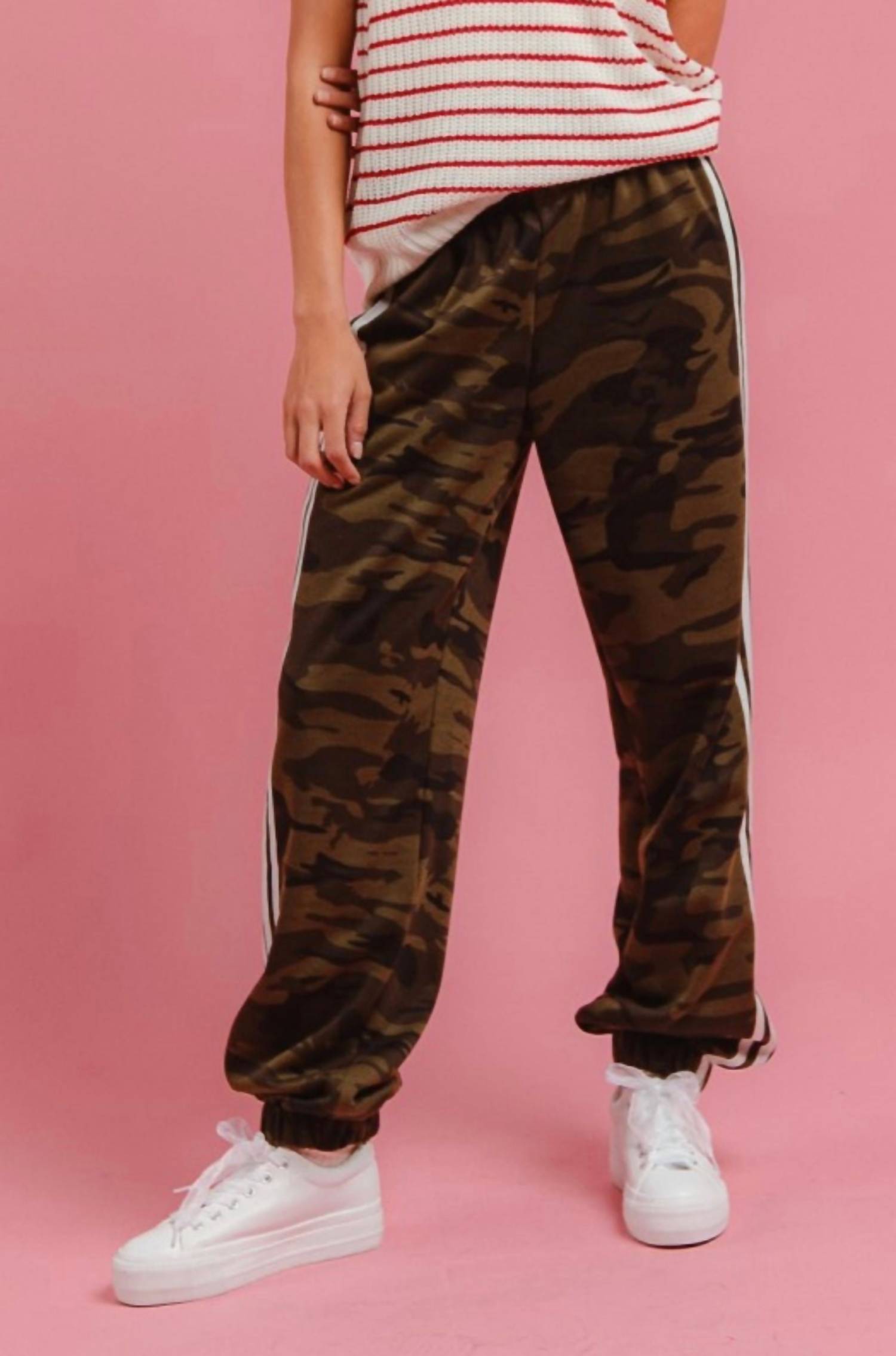 Vanilla Monkey - Side Lines Camouflage Track Pants