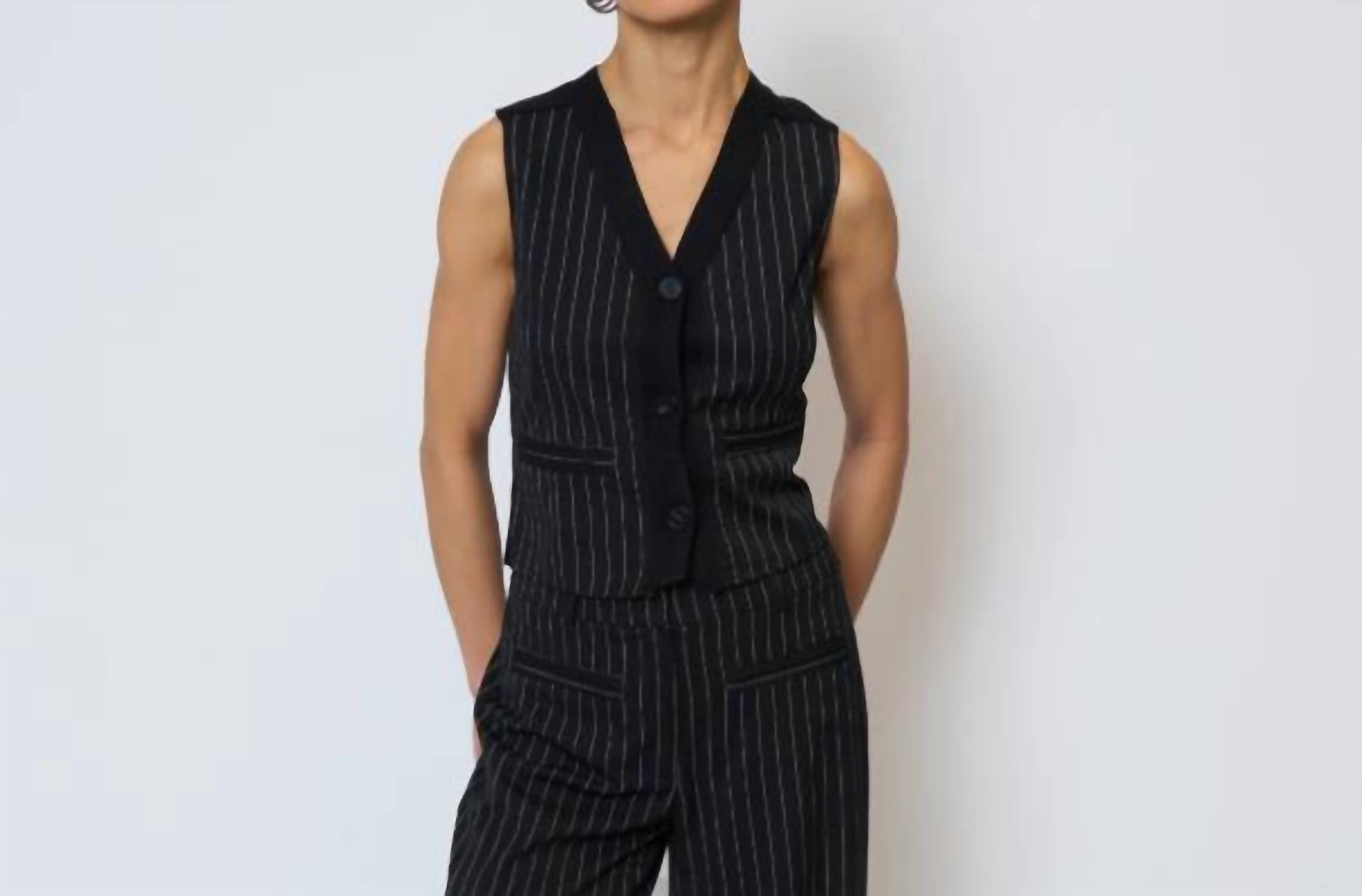 Central Park West - Astrid Pinstrip Vest