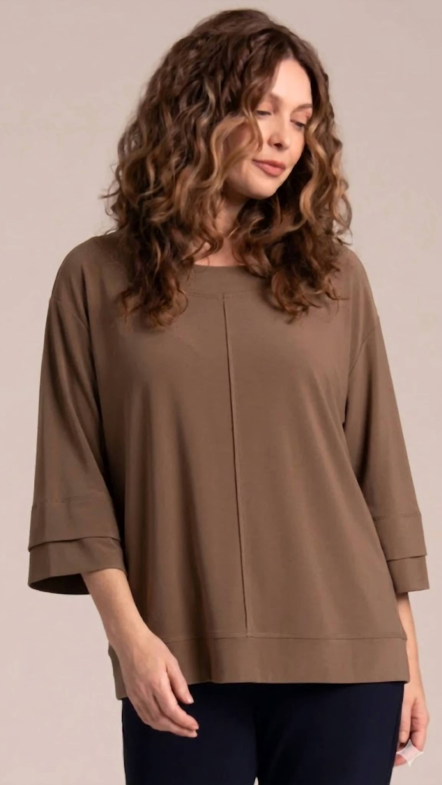 Sympli - Splice Double Cuff Top