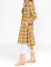 Aratta - Coco Plaid Trench Coat