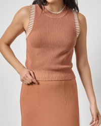 Lilla P - Sleeveless Crewneck Sweater Tank