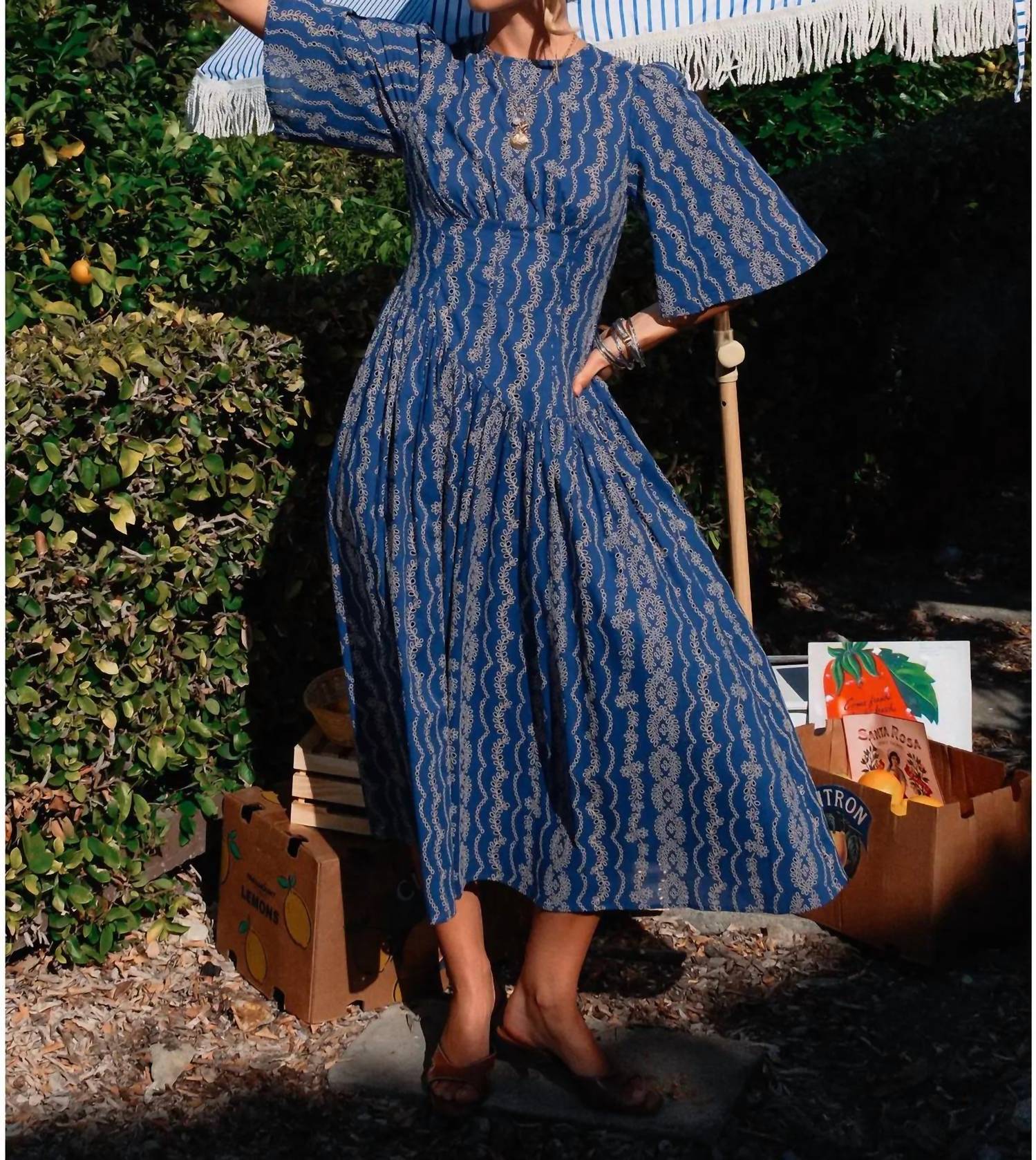 Current Air - Half Sleeve Maxi Dress