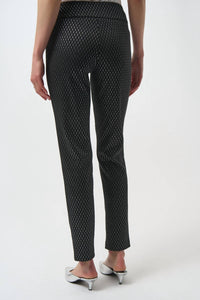 Joseph Ribkoff - Slim Formal Geometric Trousers