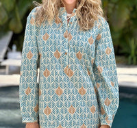 Just Darviny - Sunita Long Sleeve Kaftan