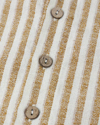 Rylee + Cru Baby's Hayes Jumpsuit in golden stripe - kids' item - detail view