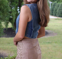 Bibi - Let 'em Talk Studded Skirt