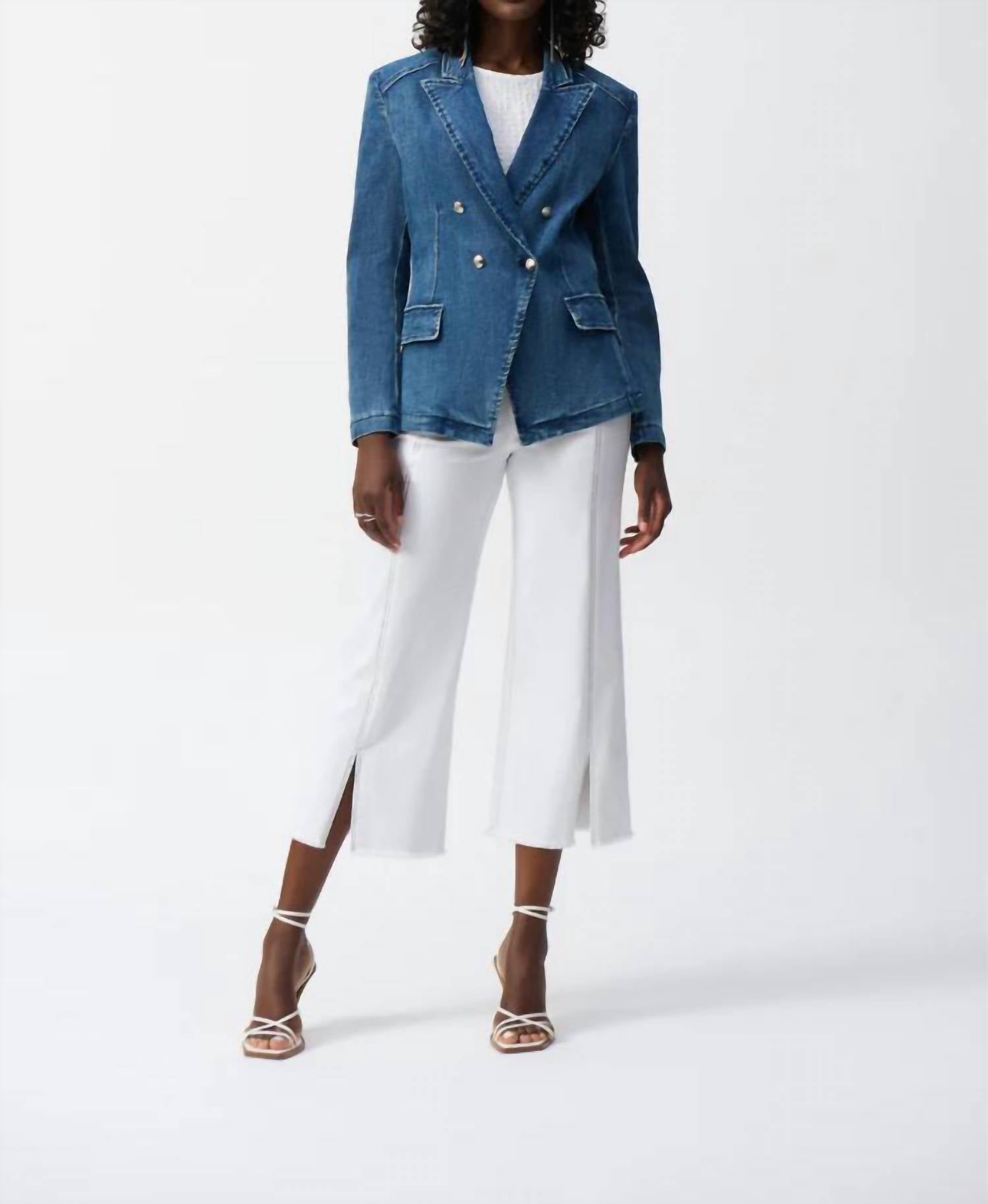 Joseph Ribkoff - Stretch Double-Breasted Blazer