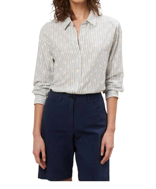 Hartford - Embroidered Cinema Button Down Shirt