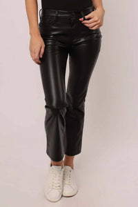 Dear John Denim - Jeanne High Rise Crop Leather Pant