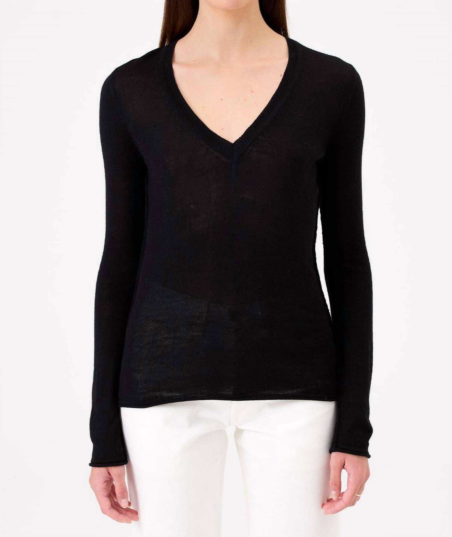 Goldie Lewinter Elise Sweater in black - women's sweater