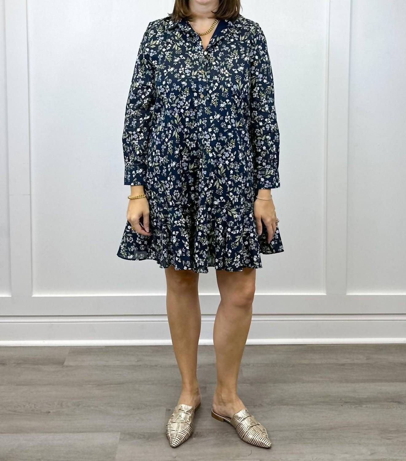 Duffield Lane - Iris Long-sleeve Shirt Dress