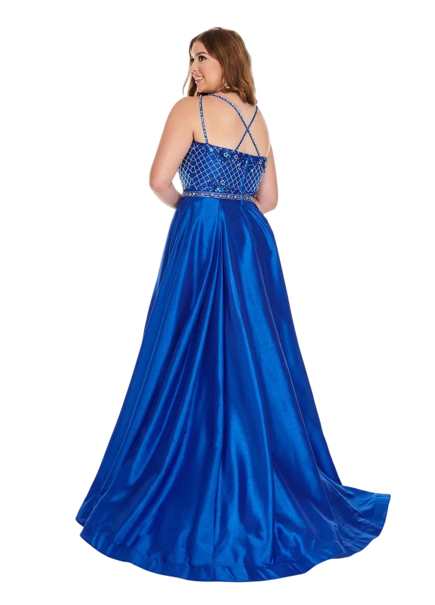 Rachel Allan - Criss-cross Gown