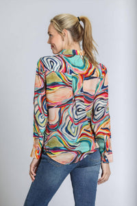 Apny - Button Up Shirt With Roll Up Sleeve