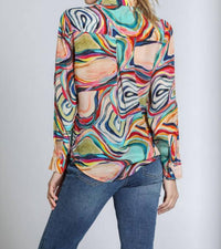 Apny - Button Up Shirt With Roll Up Sleeve