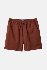 Brixton Everyday Coolmax Short in sepia - men's shorts - detail view