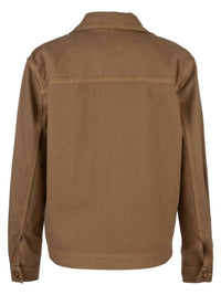 KUT FROM THE KLOTH Women's Placid Shirt Jacket in camel - women's jacket - detail view
