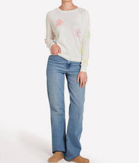 Brodie Cashmere - Floral Crew Sweater